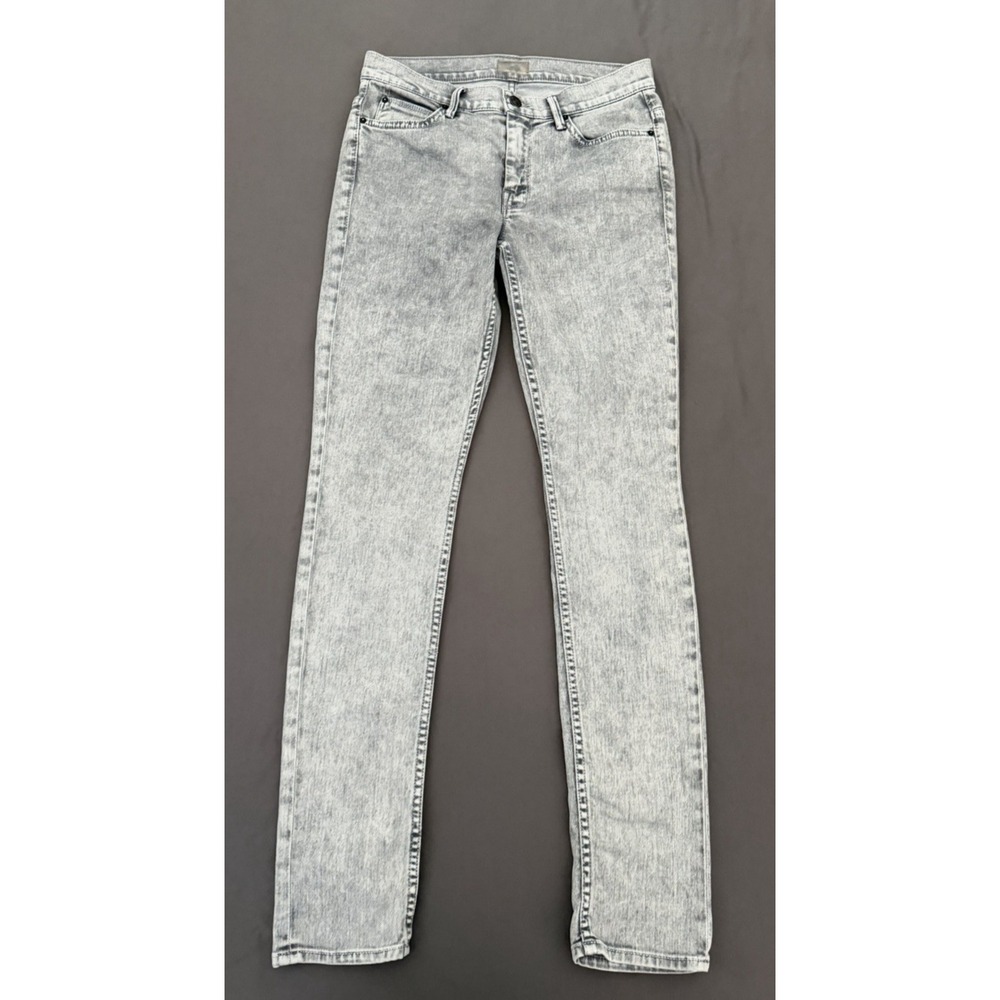 Mother Jeans Womens Size 26 Skinny Gray Muse Acid Wash Stretch Mid Rise